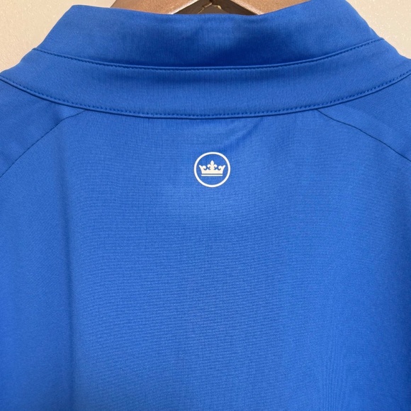 NWT PETER MILLAR Verge Performance Quarter-zip Blue Men's Size L Golf Sport - Picture 7 of 10